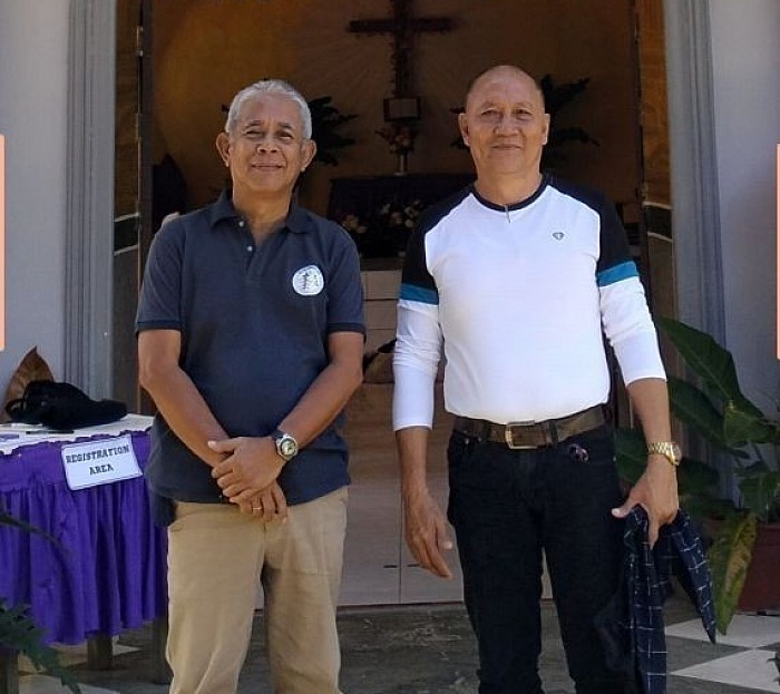 @ Dangolaan UCCP church with bro. Serge Gongub, Nov. 26, 2022