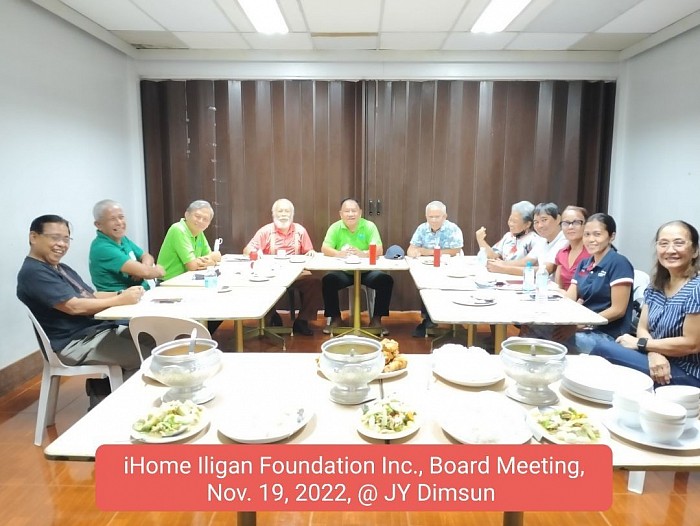 iHome Iligan Foundation Inc, Board meeting