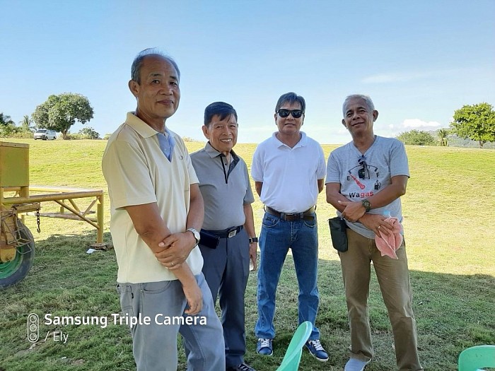 With former NSC colleagues, auau gapaya  vic sator, bobby castillo, ely