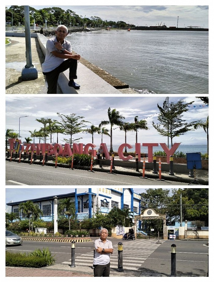 ... still along the cawa2x boulevard , photo below background the Pilar College (school for women only)