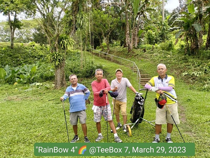 A fine cloudy golf weather ⛳🌈