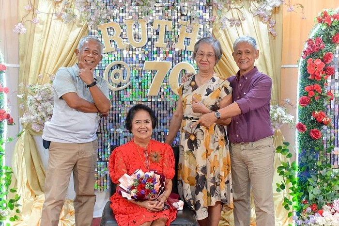 ESLAO Siblings during Ruth's 70th birthday in Zamboanga